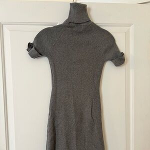 Moda International Ribbed Turtleneck Sweater Dress - XS - Vintage Victoria’s Sec